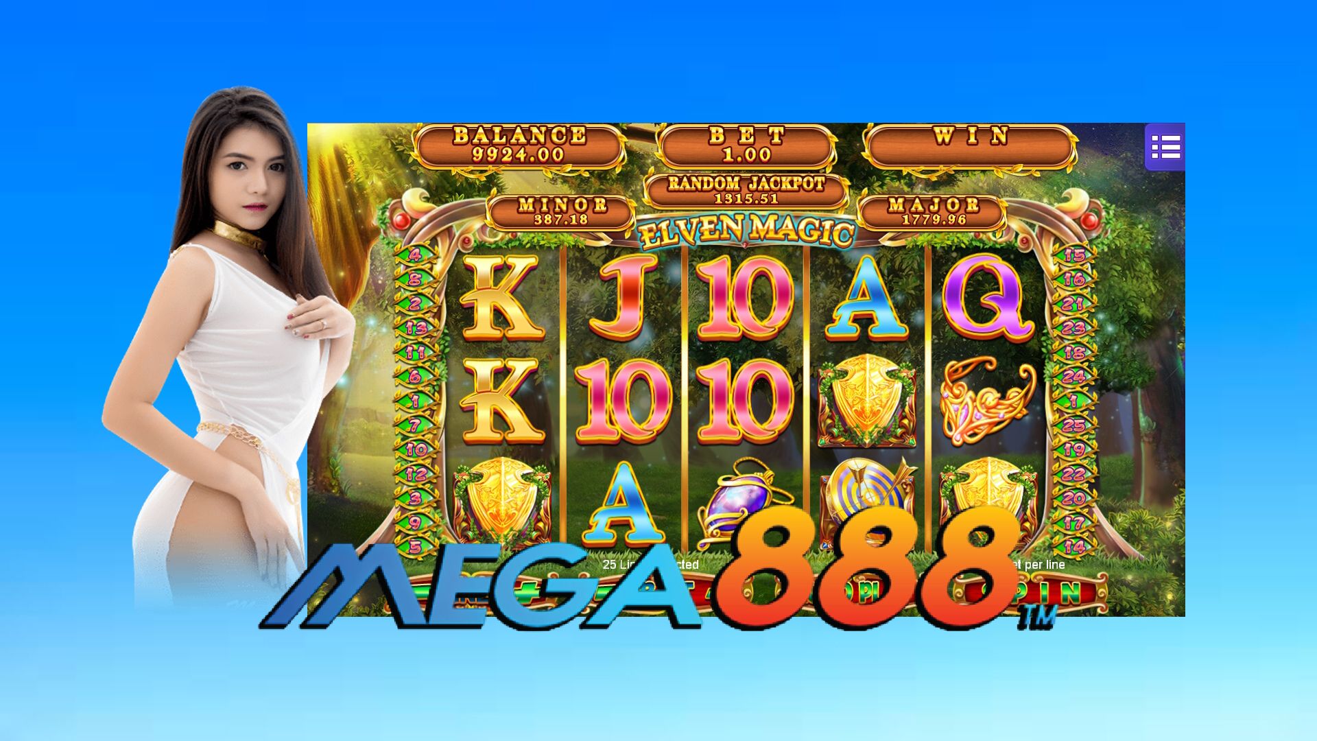 Mega888 Slots: Journey into the Realm of Elven Magic