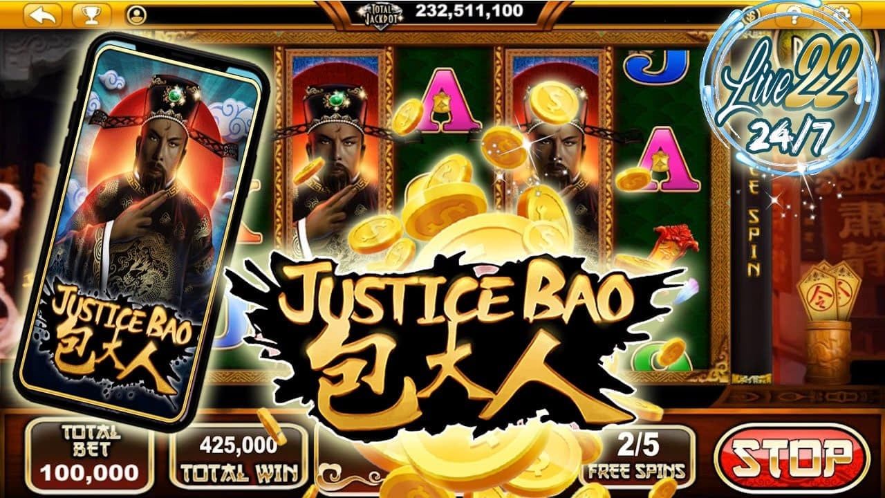 Experience Justice Bao's Quest in Live22's Slot Game