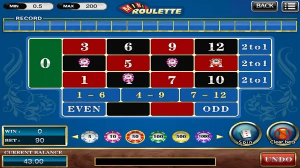 Bet on the Dozen in 'Roulette 12' on 918kiss