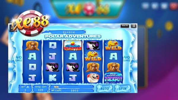 Xe88 Slot Polar Adventures: Embark on a Chilling Quest for Big Wins